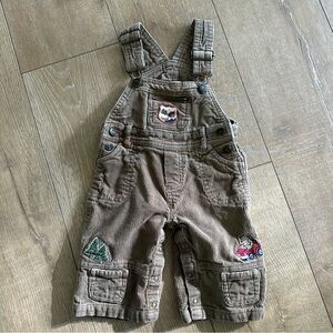 Vintage Buster Brown Corduroy Overalls 3-6 Months